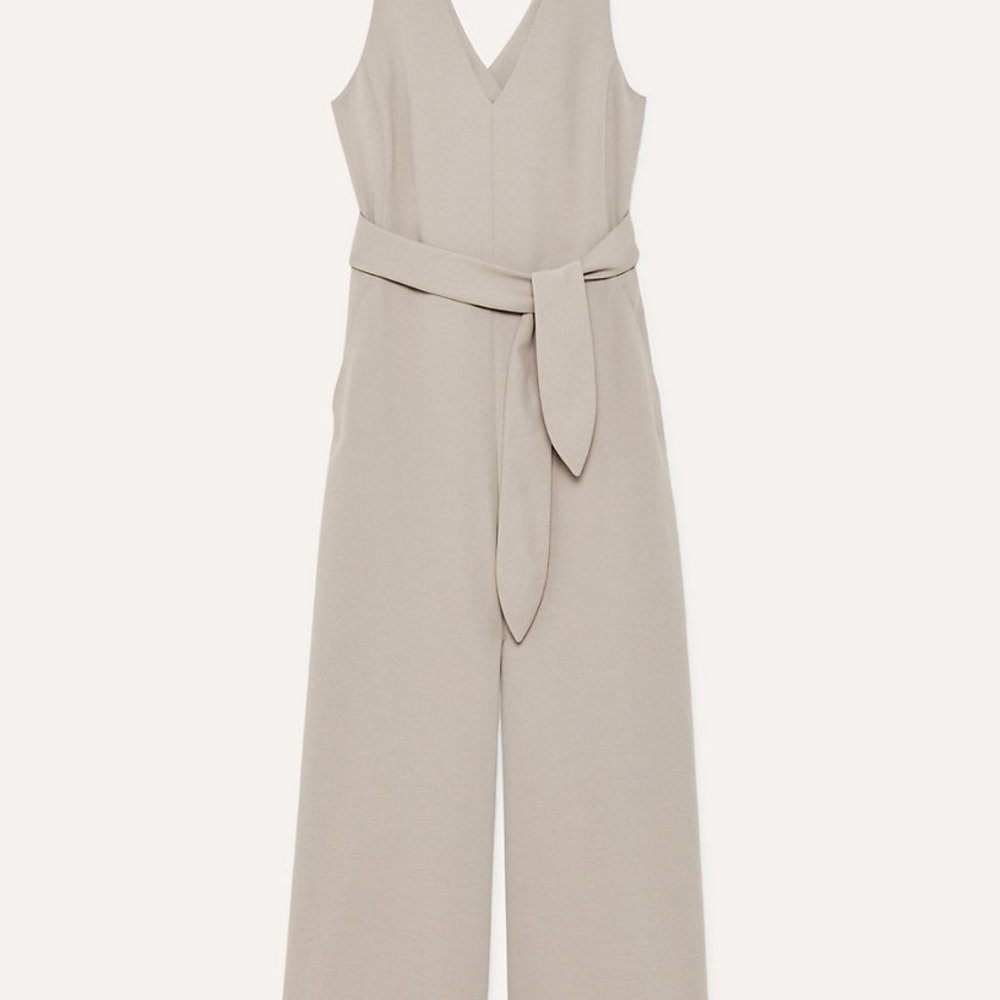 Aritzia Wilfred Ecoulement V Jumpsuit (Ashen)